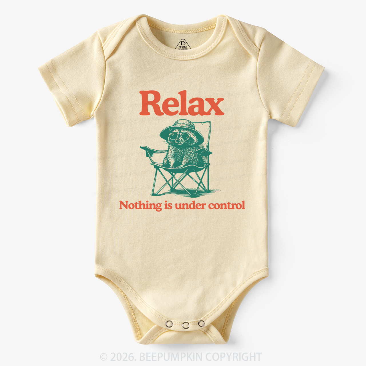 Relax Nothing Is Under Control Bodysuit