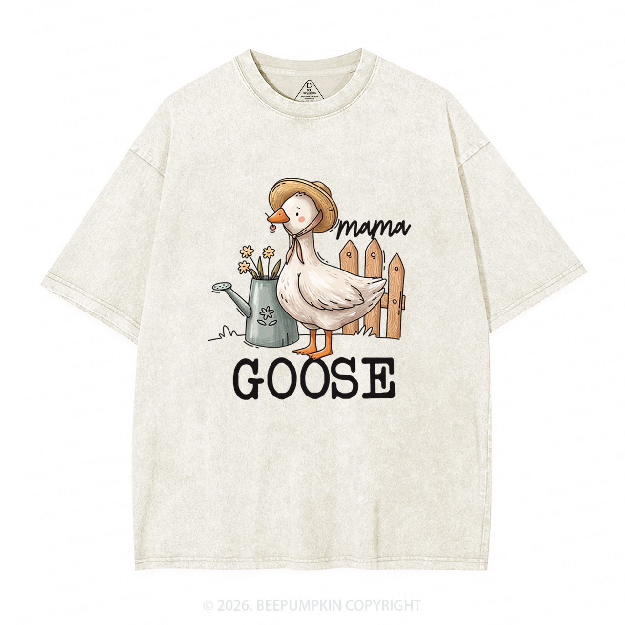 Mama Silly Goose Adult Washed T-Shirts