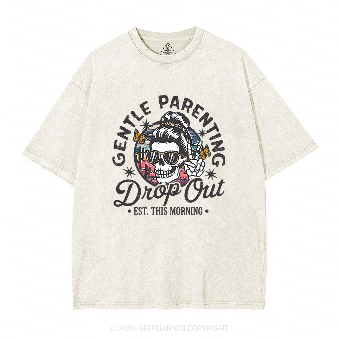 Official Member Cool Moms Club Washed T-Shirts Sale-Beepumpkin™