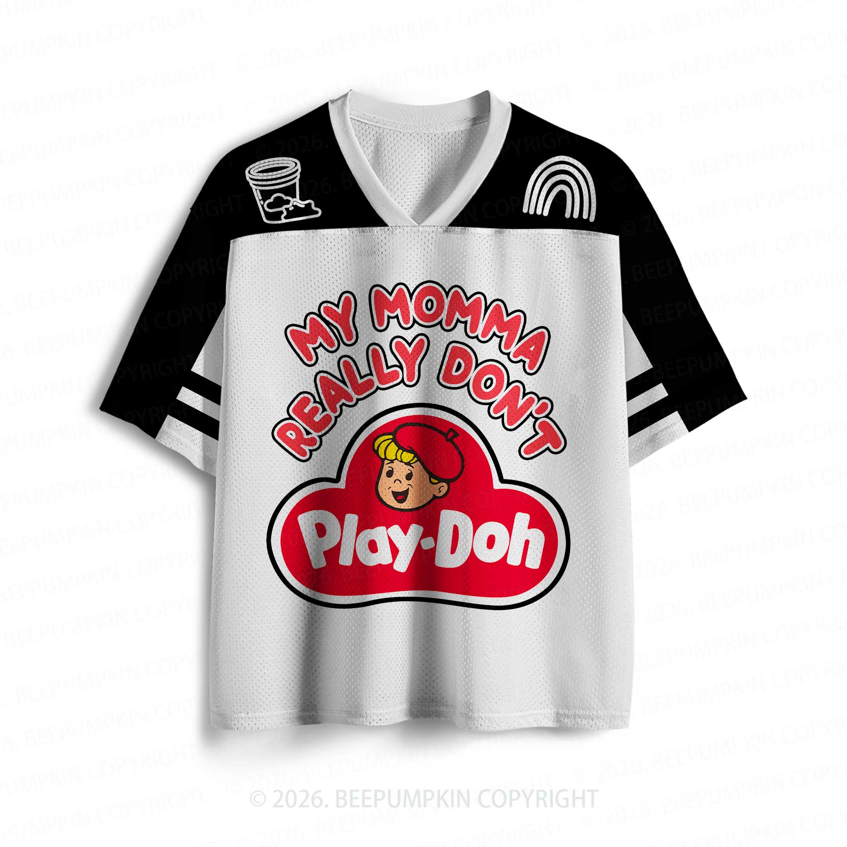 My Momma Really Don't Play-Doh Toddler&Kid's Sport Jersey