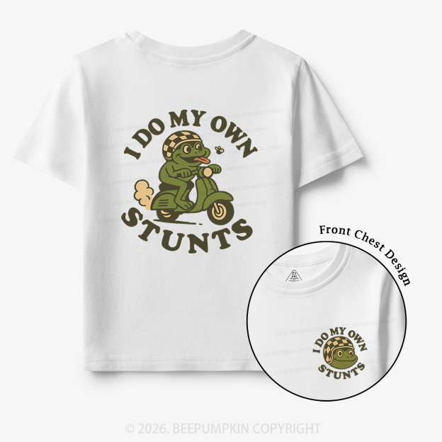 I Do My Own Stunts Frog Toddler&Kid's Tees
