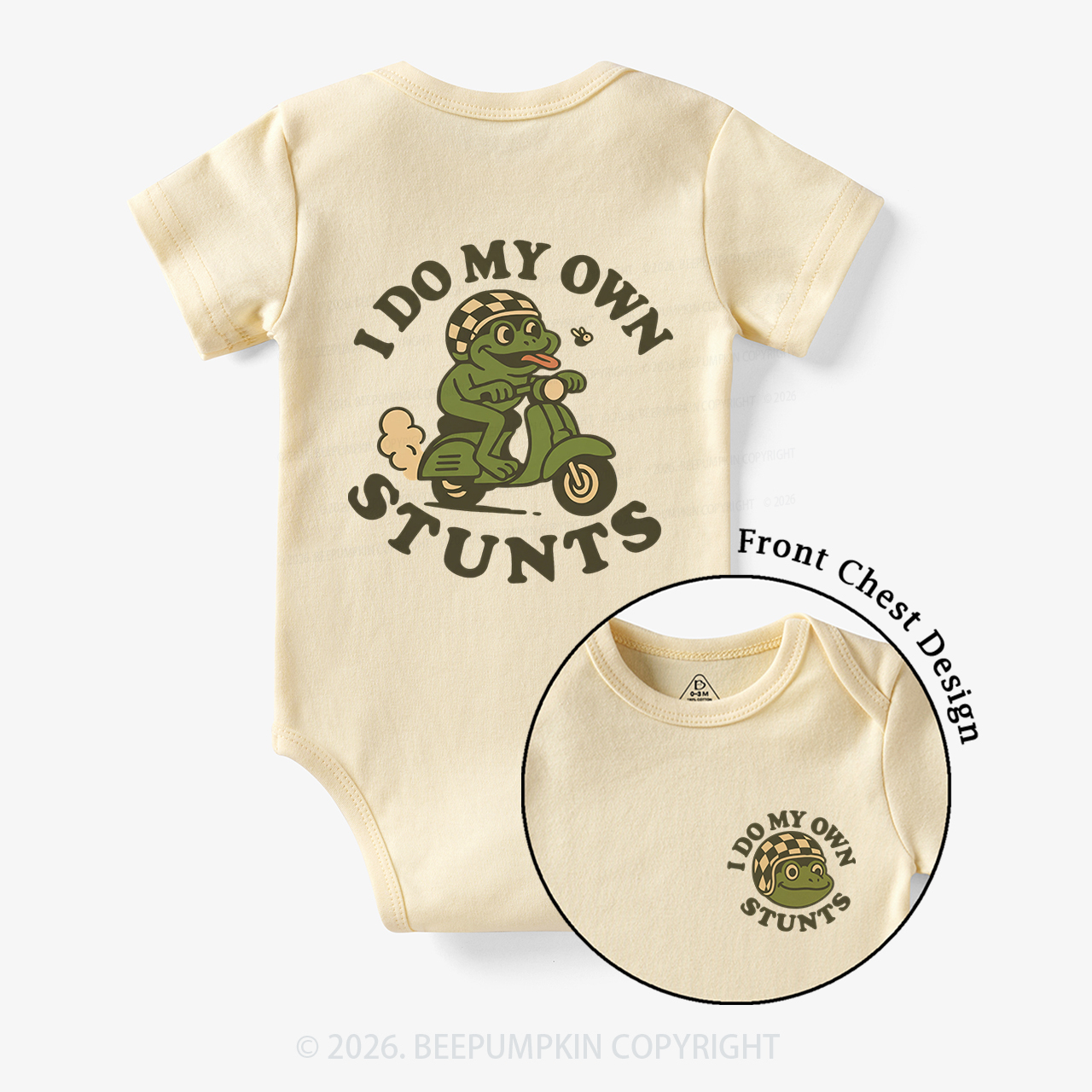 I Do My Own Stunts Frog Bodysuit