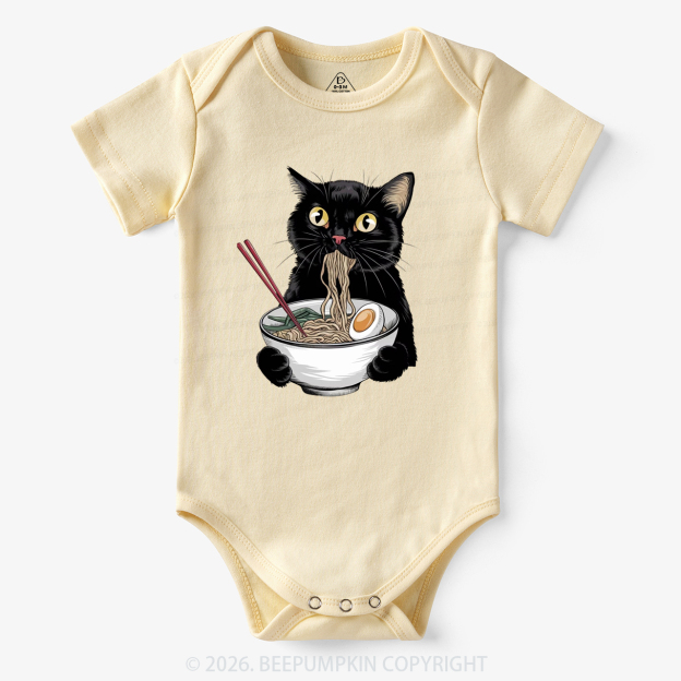 Ramen Black Cat Bodysuit
