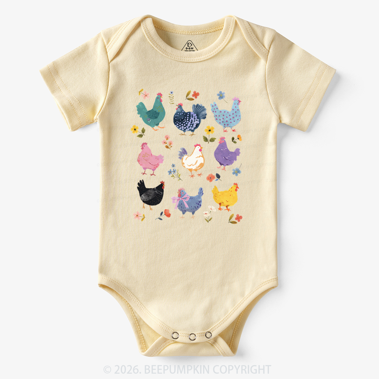 Funny Chicken Lovers Bodysuit