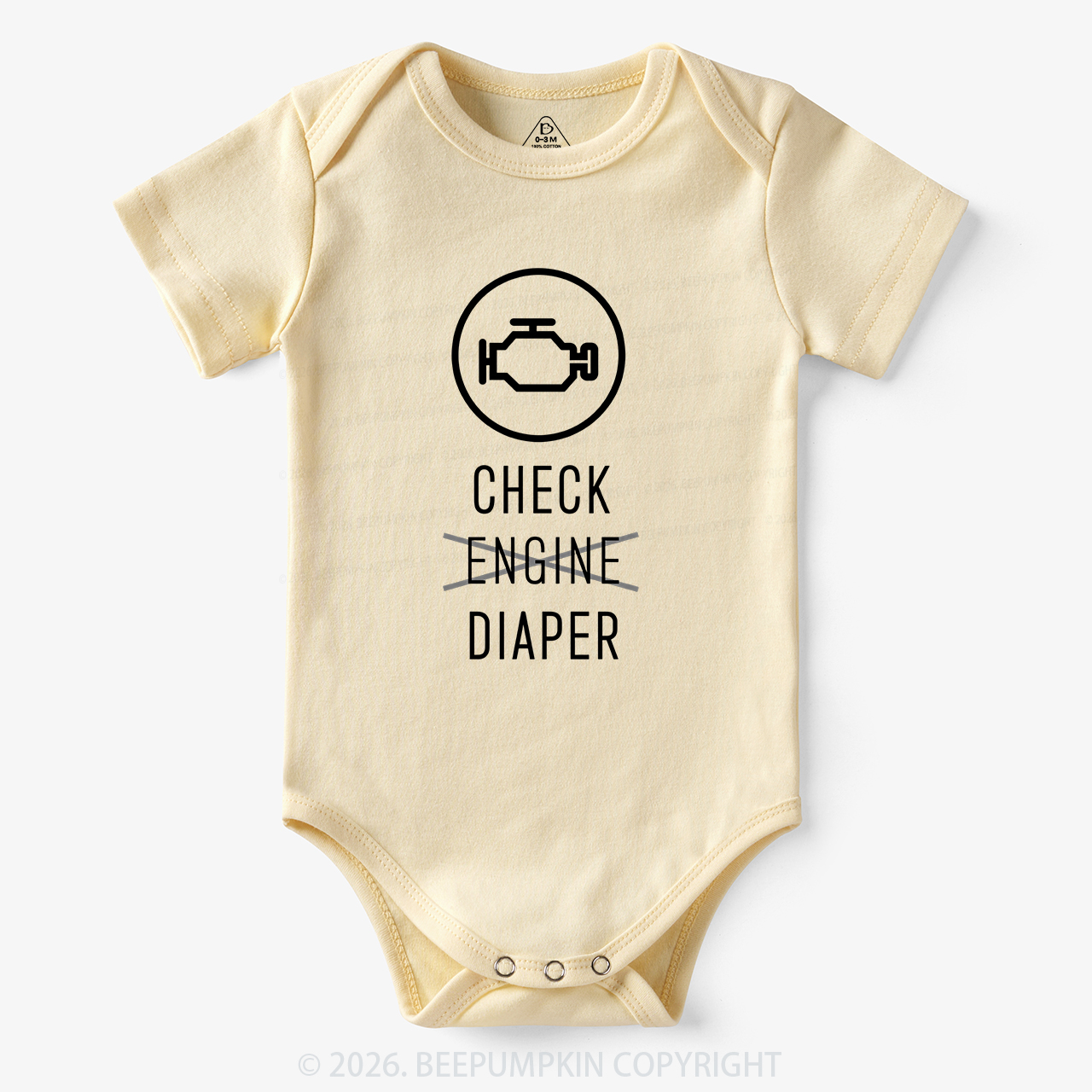 Check Engine Diaper Bodysuit