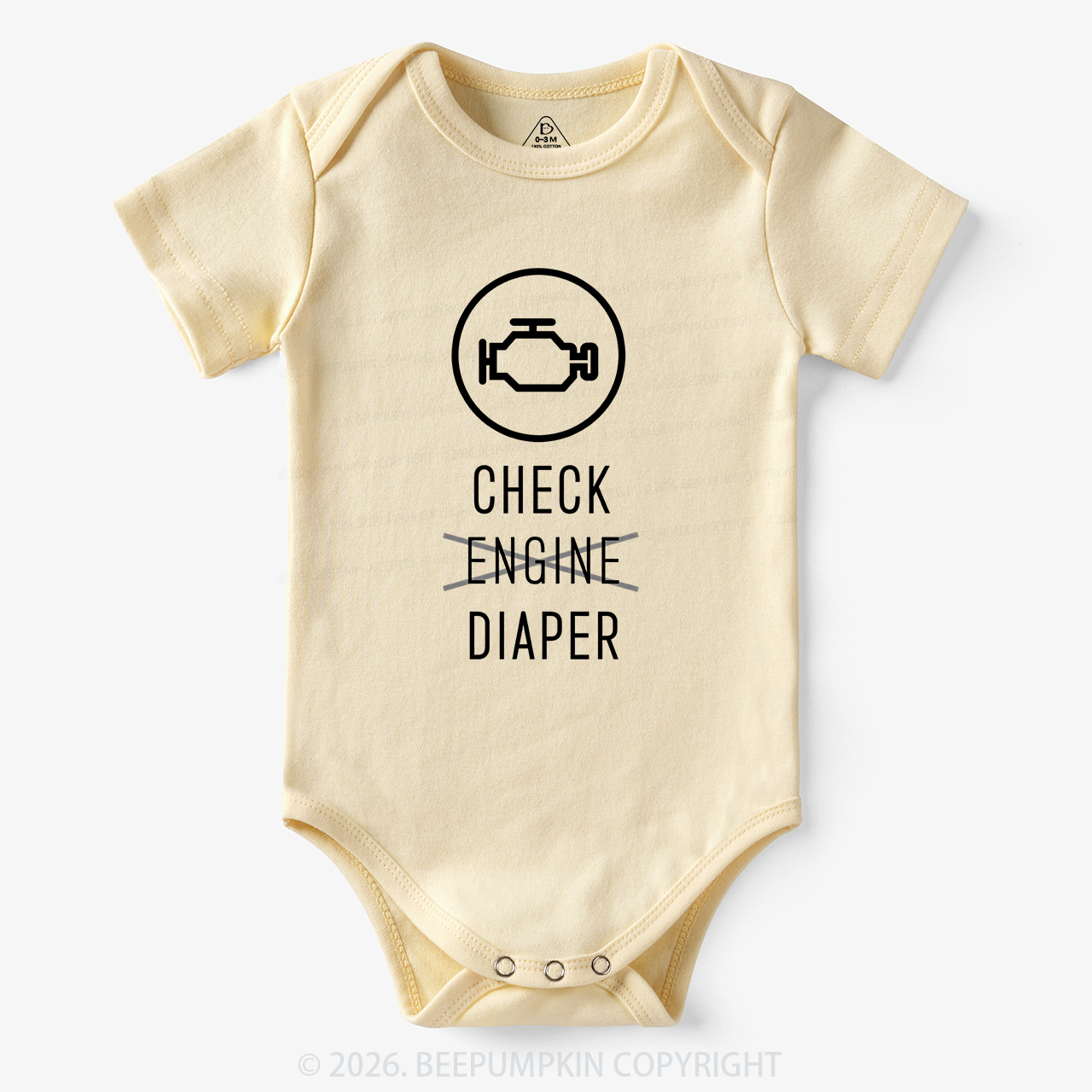 Check Engine Diaper Bodysuit