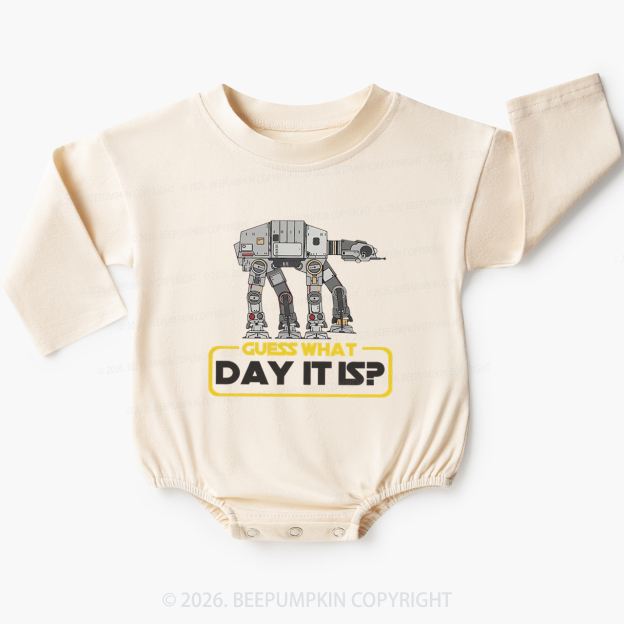 Guess What Day It Is Baby Bubble Romper