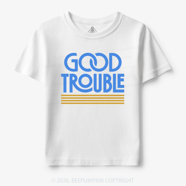 Good Trouble Retro Toddler&Kid's Tees