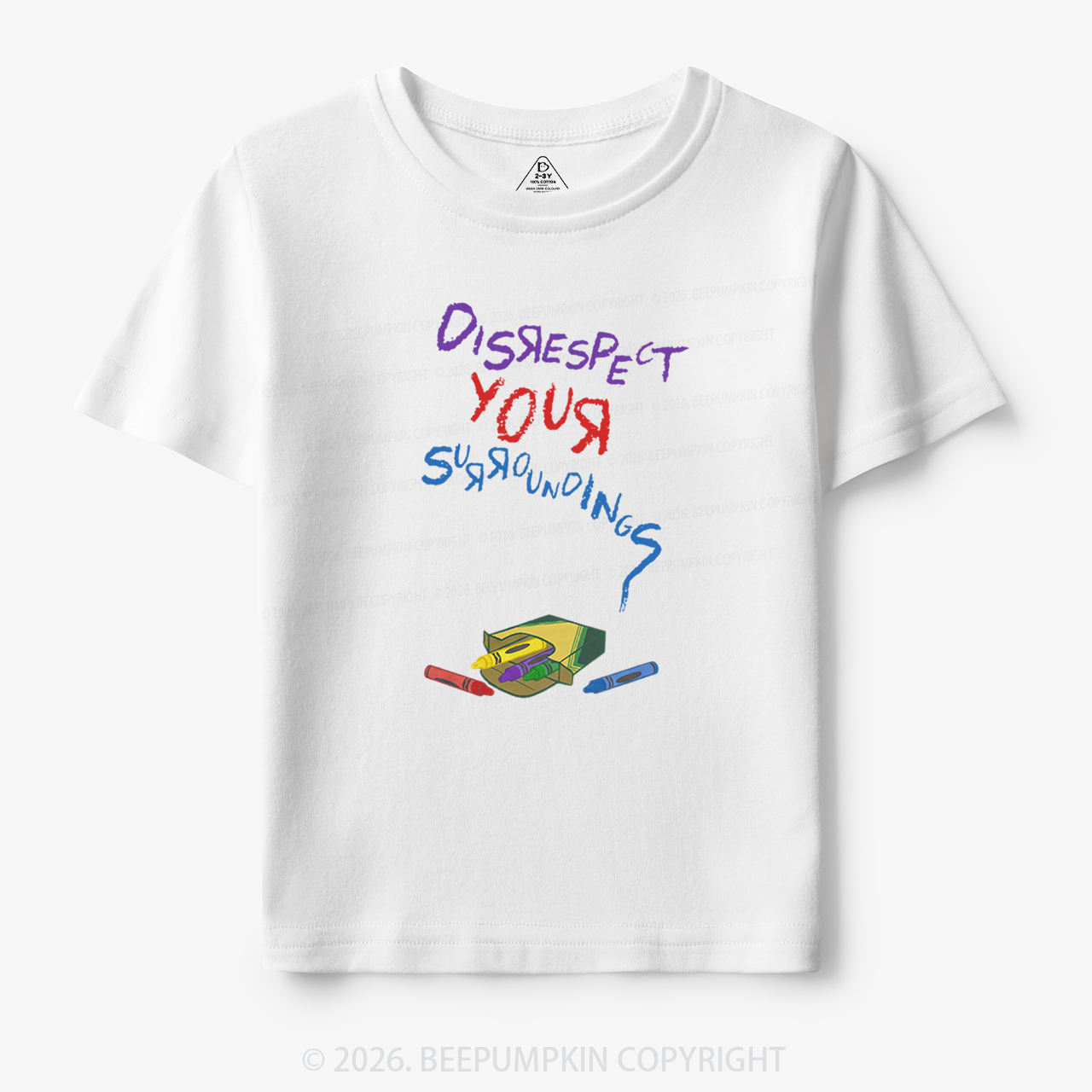 Punk Embrace Chaos Crayon Graffiti Toddler&Kid's Tees