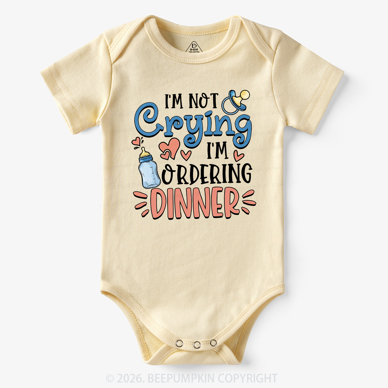 I'm Not Crying I'm Ordering Dinner Bodysuit