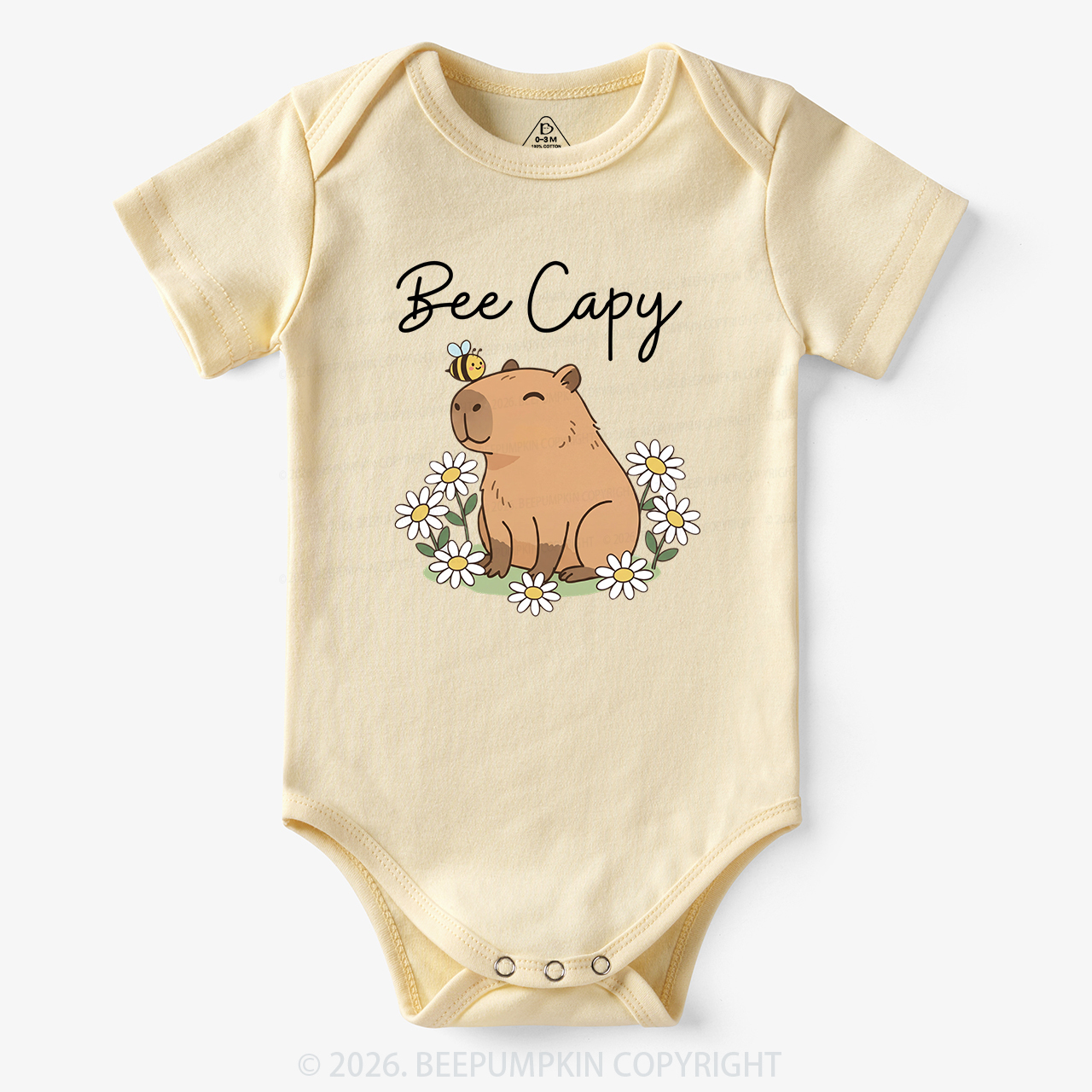 Bee Capy Capybara Bodysuit
