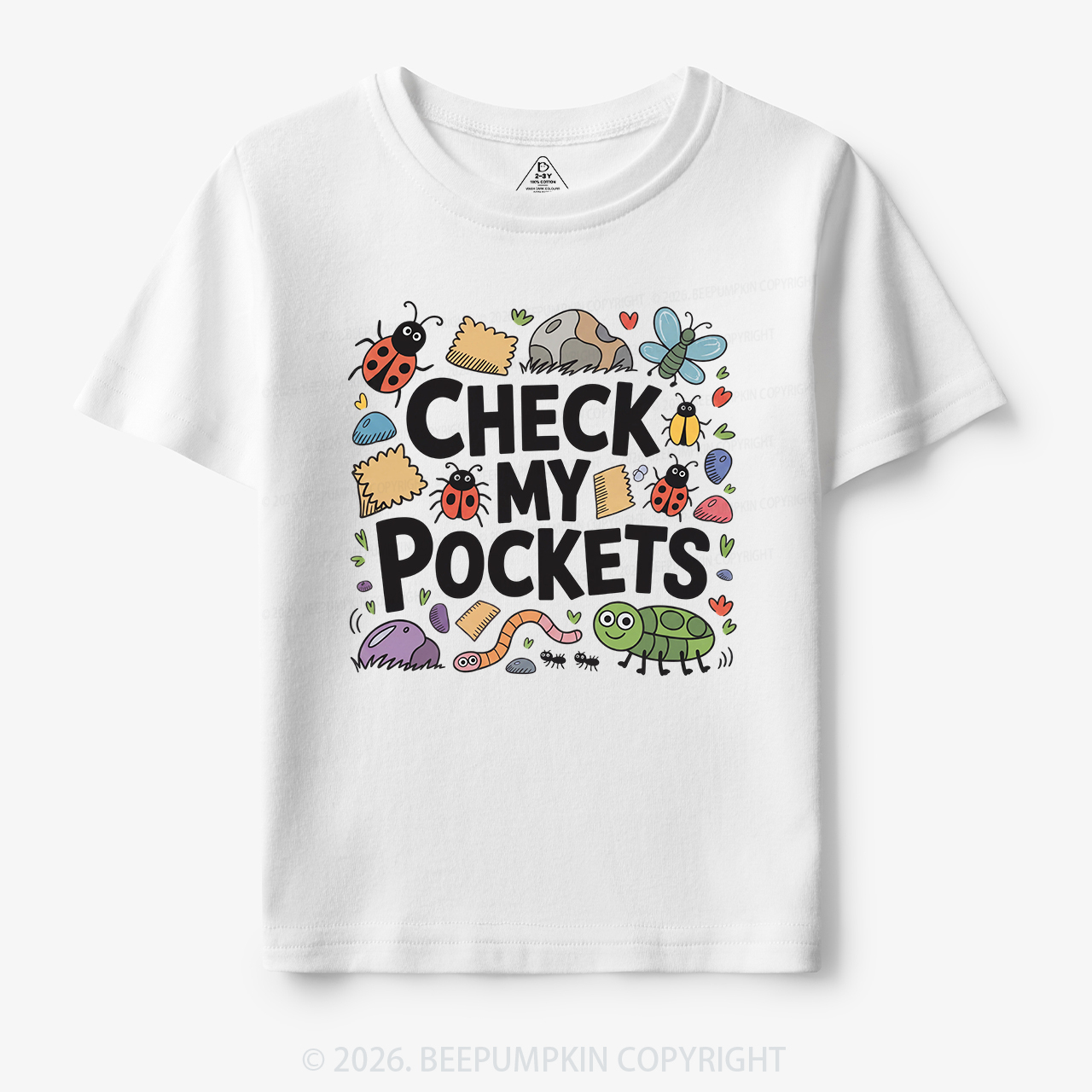 Check My Pockets Bug Lover Toddler&Kid's Tees