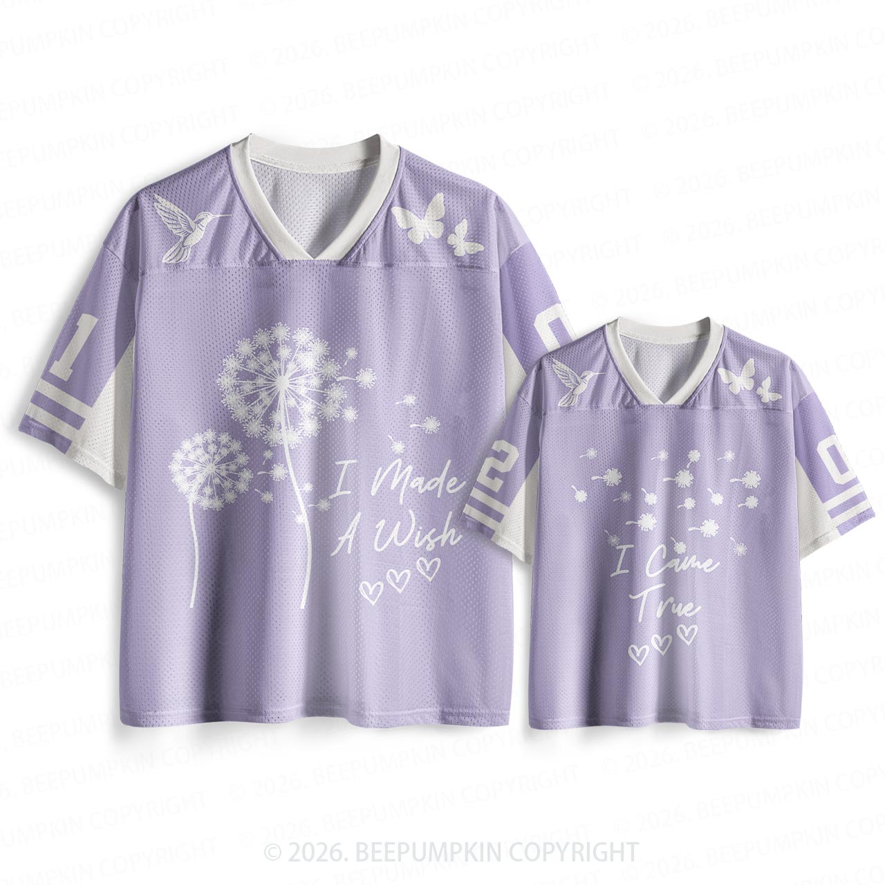 I Made A Wish I Came True Mesh Jersey For Family