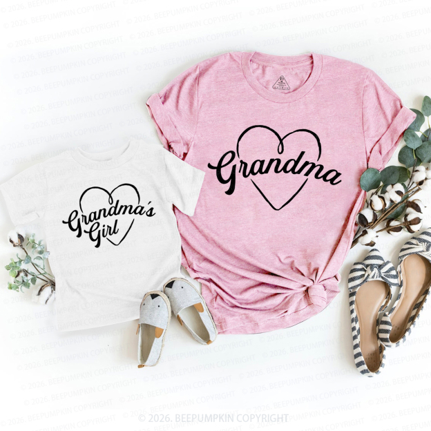 Personalized Grandma And Me Mom&Me Matching T-Shirts