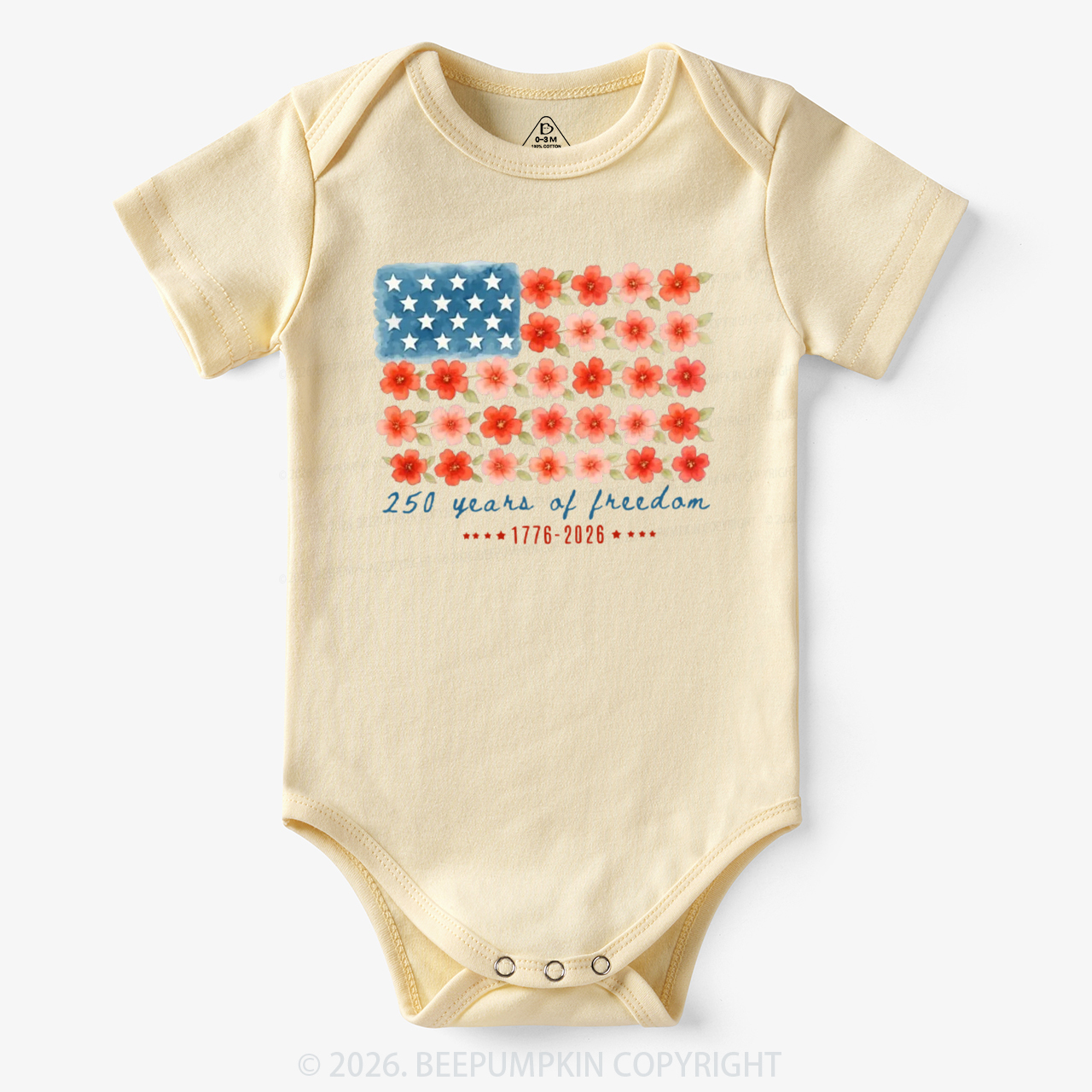 America 250th Anniversary 1776–2026 Bodysuit