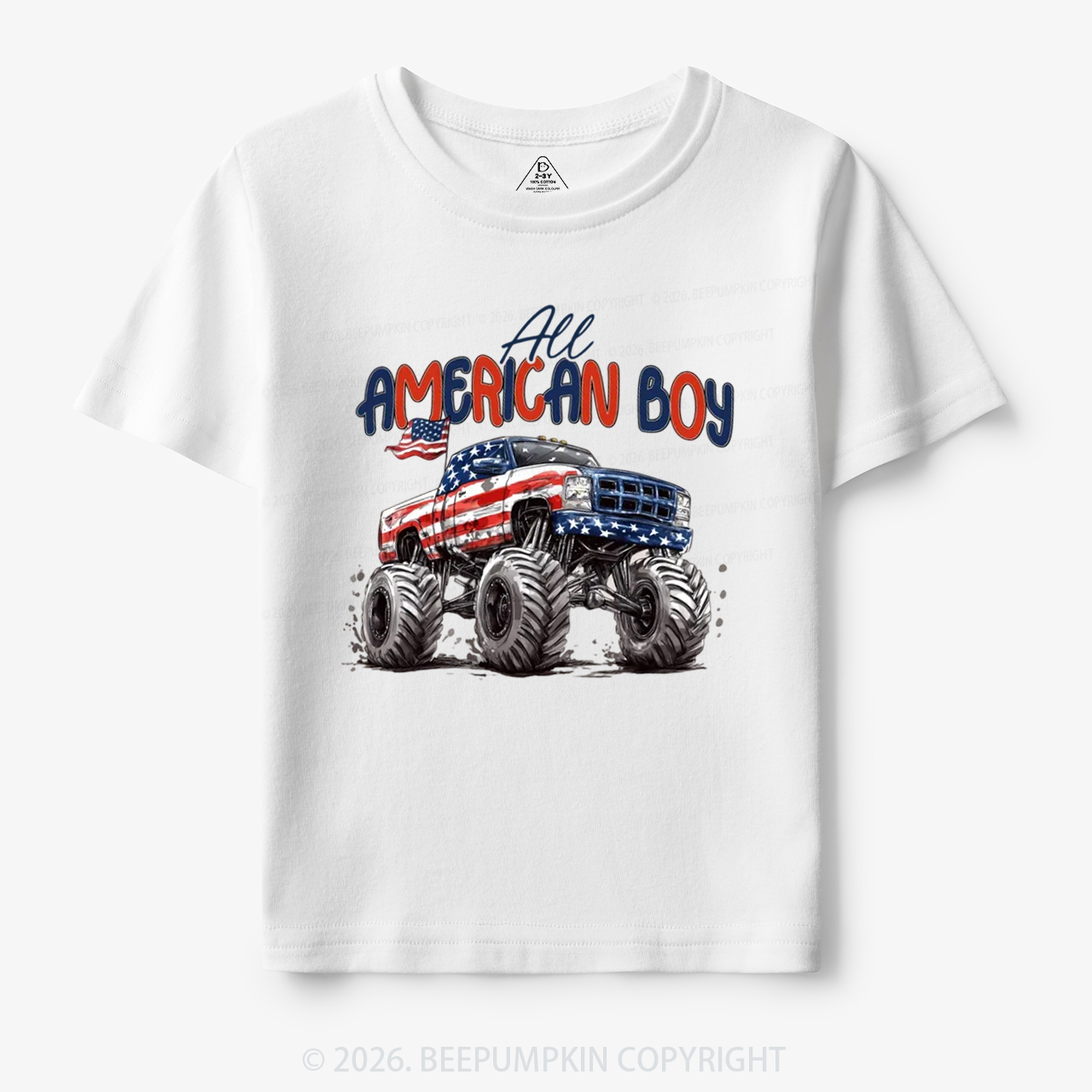 All American Boy 4th of July Toddler&Kid's Tees