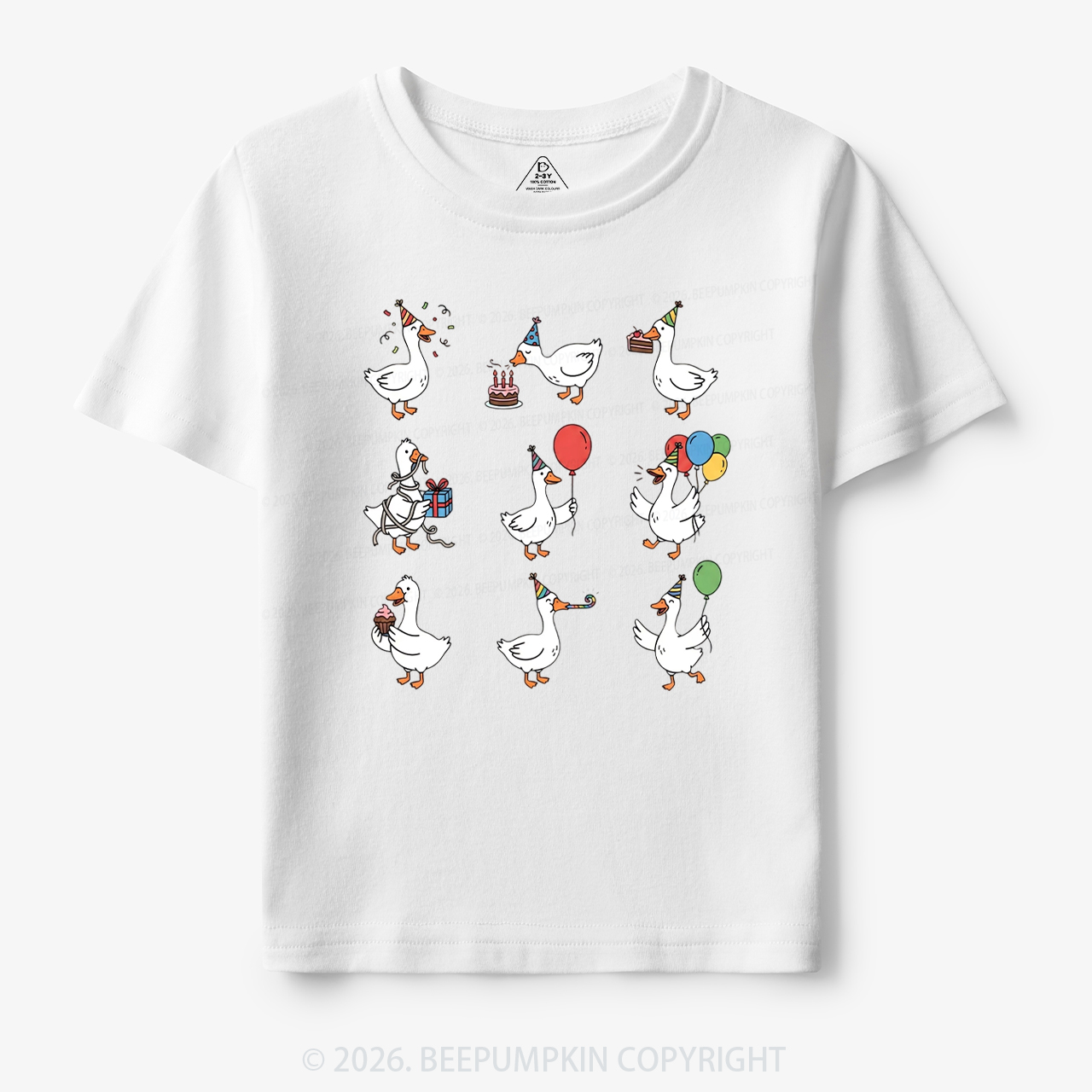 Silly Goose Birthday Toddler&Kid's Tees