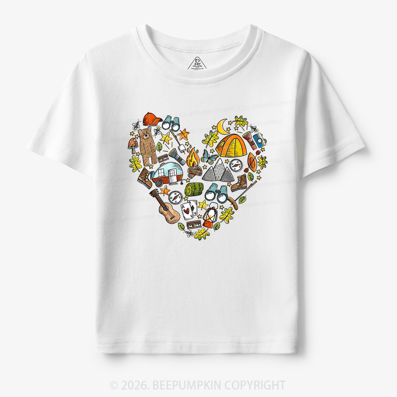 Love Camping Funny Hiking Toddler&Kid's Tees