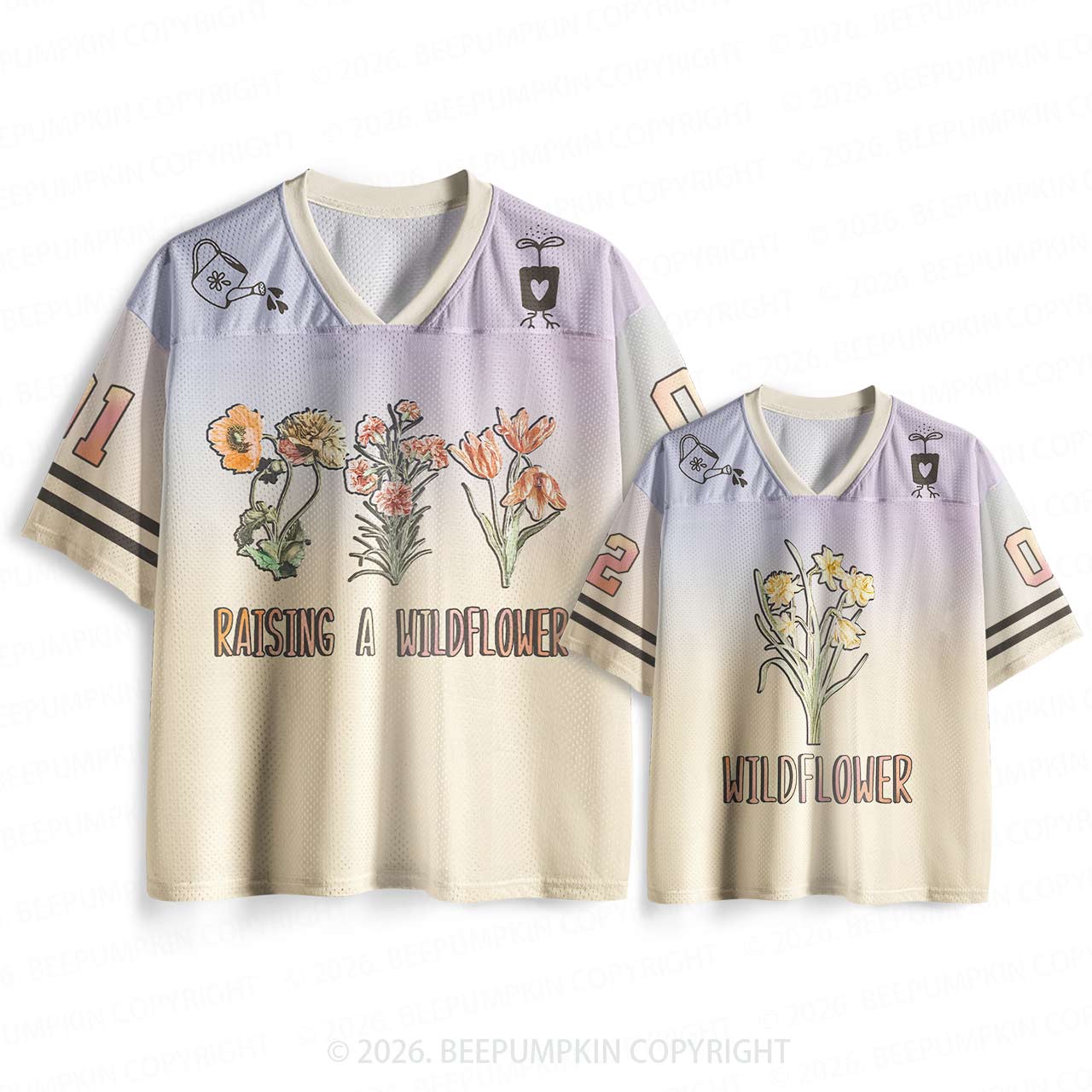 Raising A Wildflower And Wildflower Mesh Jersey For Family