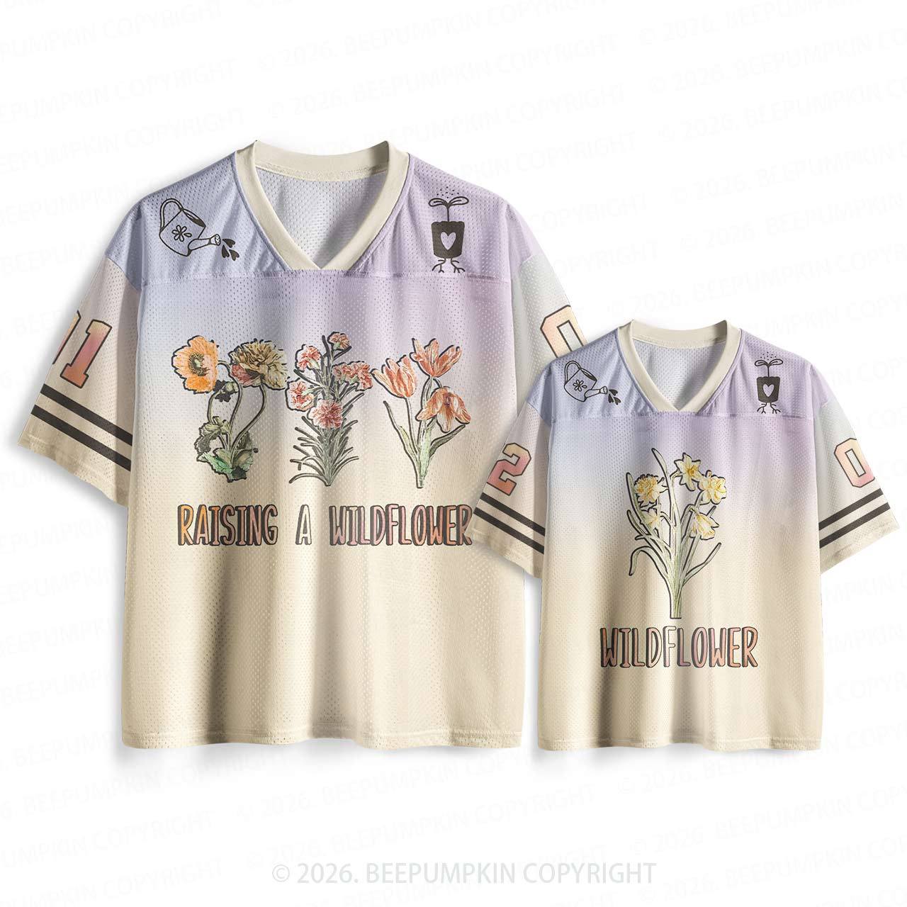 Raising A Wildflower And Wildflower Mesh Jersey For Family