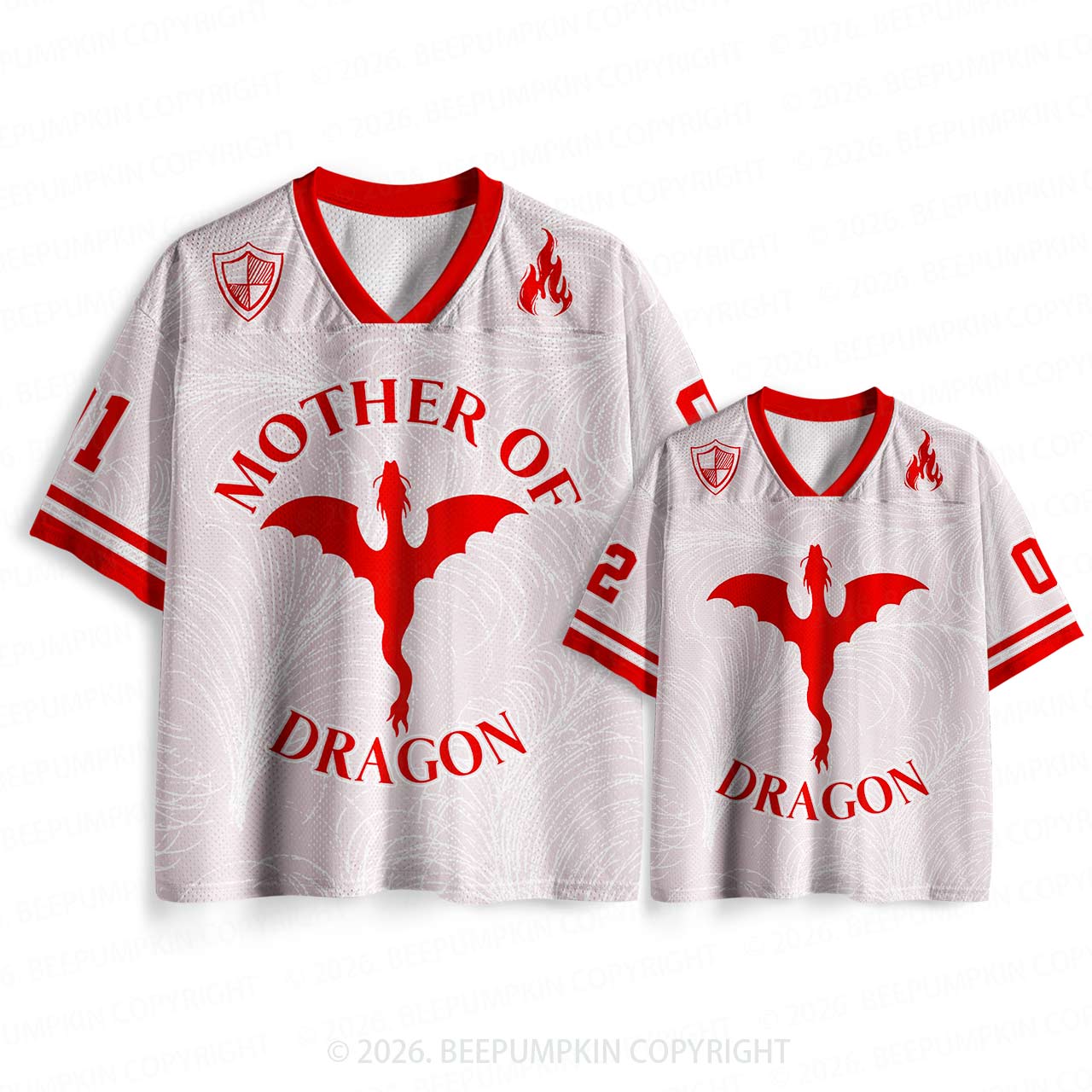 Mother Of Dragons Mesh Jersey For Family