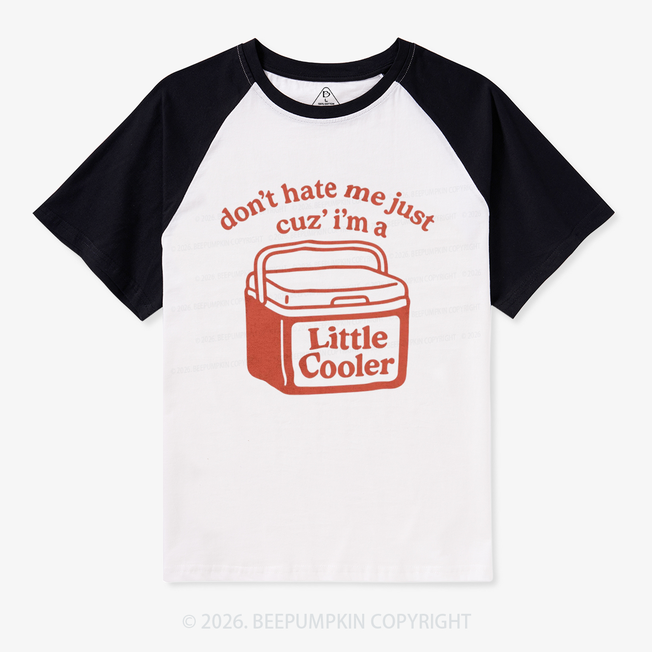 Don't Hate Me Cuz I'm A Little Cooler Vintage Raglan T-shirt
