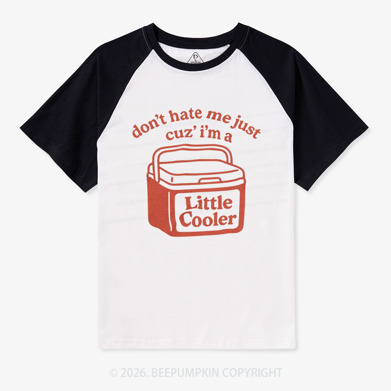 Don't Hate Me Cuz I'm A Little Cooler Vintage Raglan T-shirt