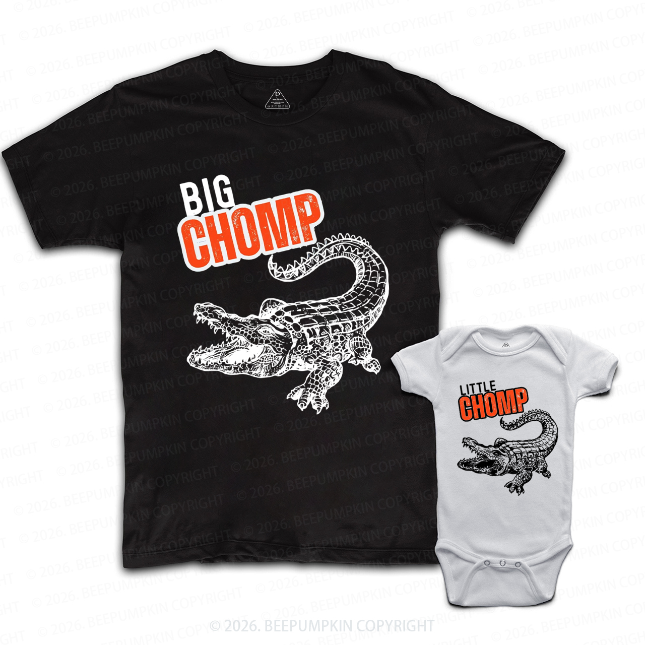 Chomp Fathers Day Dad&Me Matching Shirts