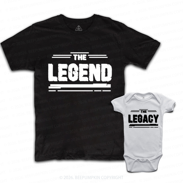 The Legend & Legacy Father’s Day Dad&Me Matching Shirts