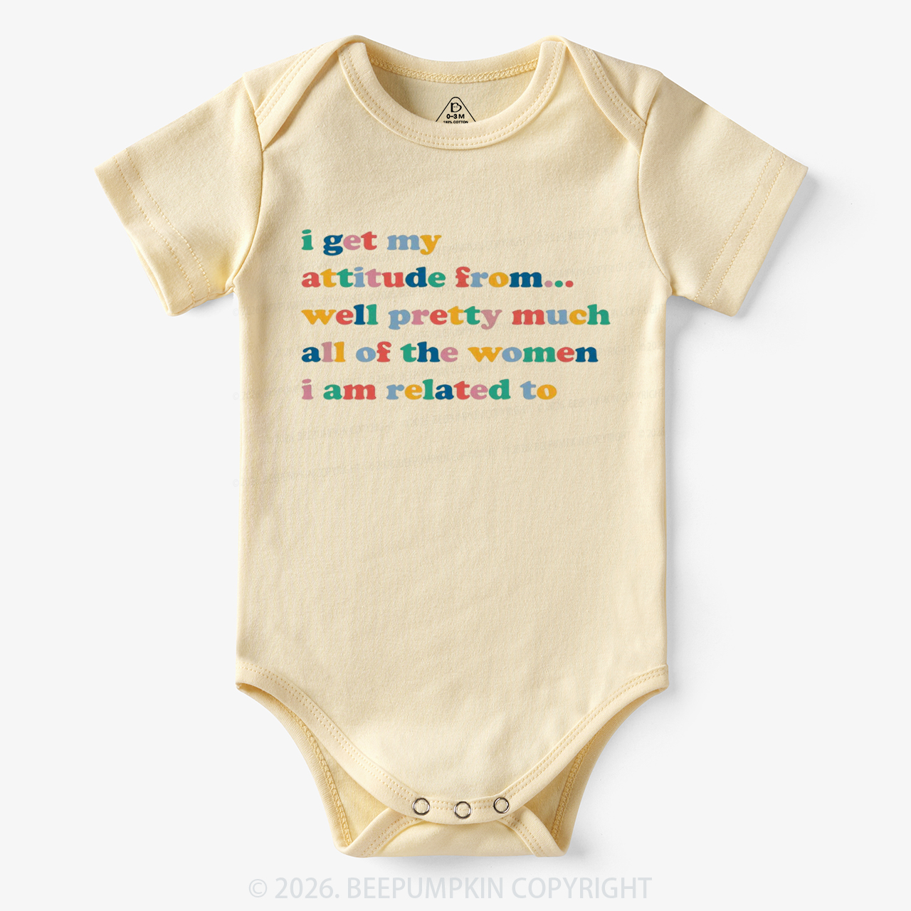 I Get My Attitued From Feminist Bodysuit