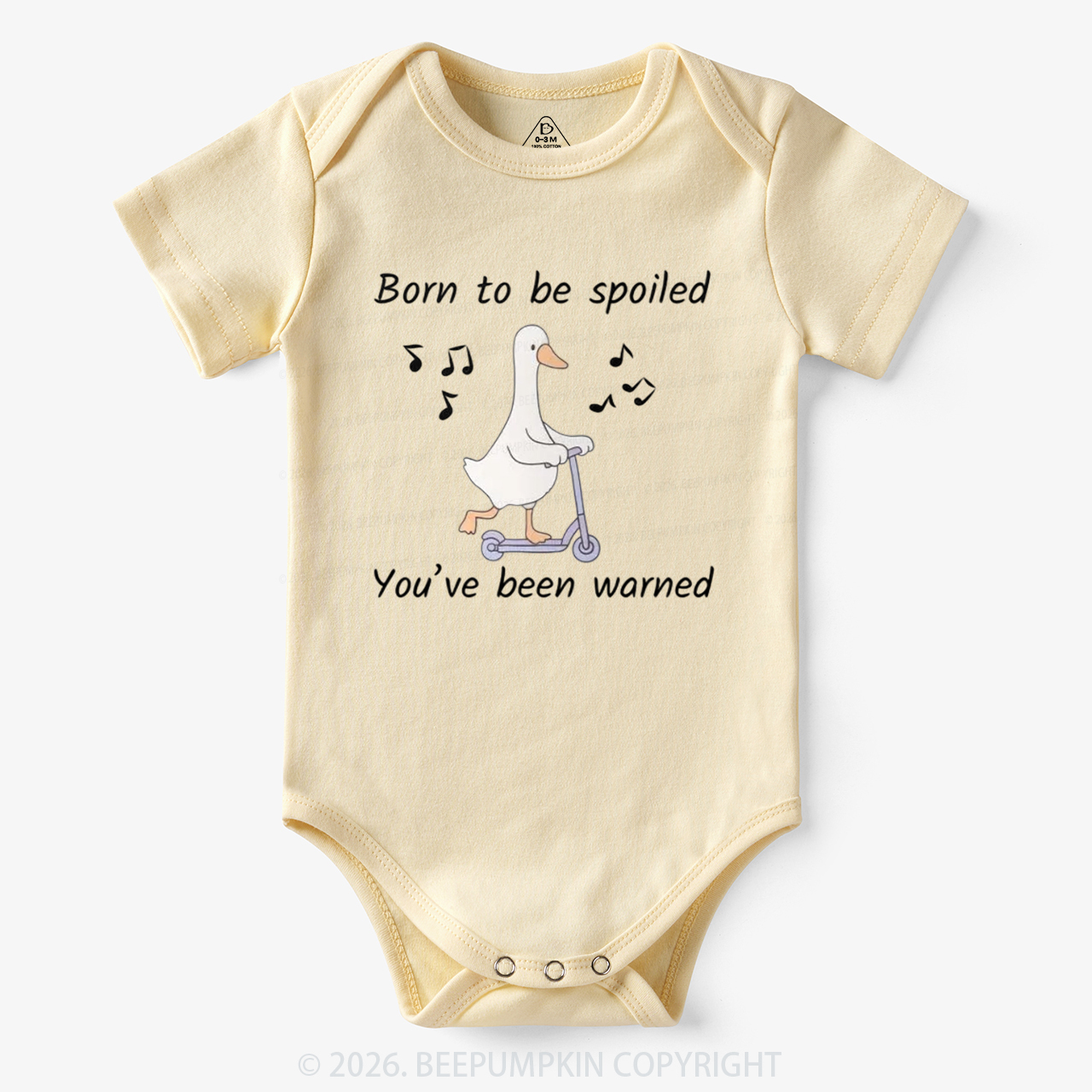 Born To Be Spoiled You’ve Been Warned Bodysuit