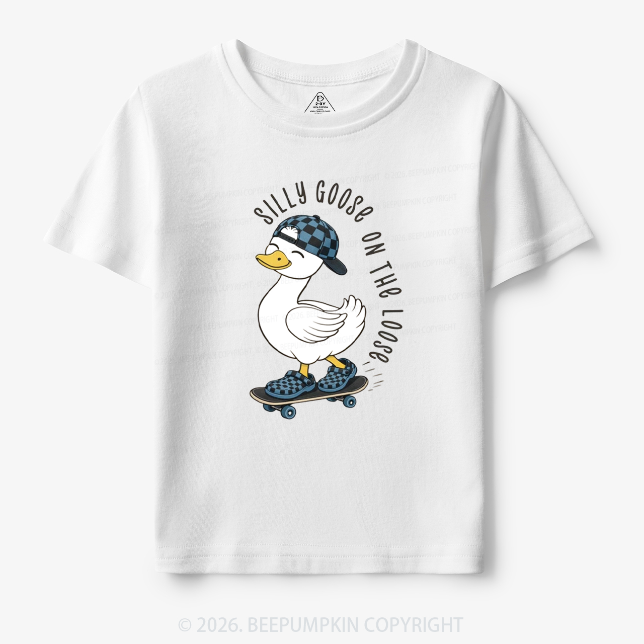 Silly Boy Goose On The Loose Toddler&Kid's Tees