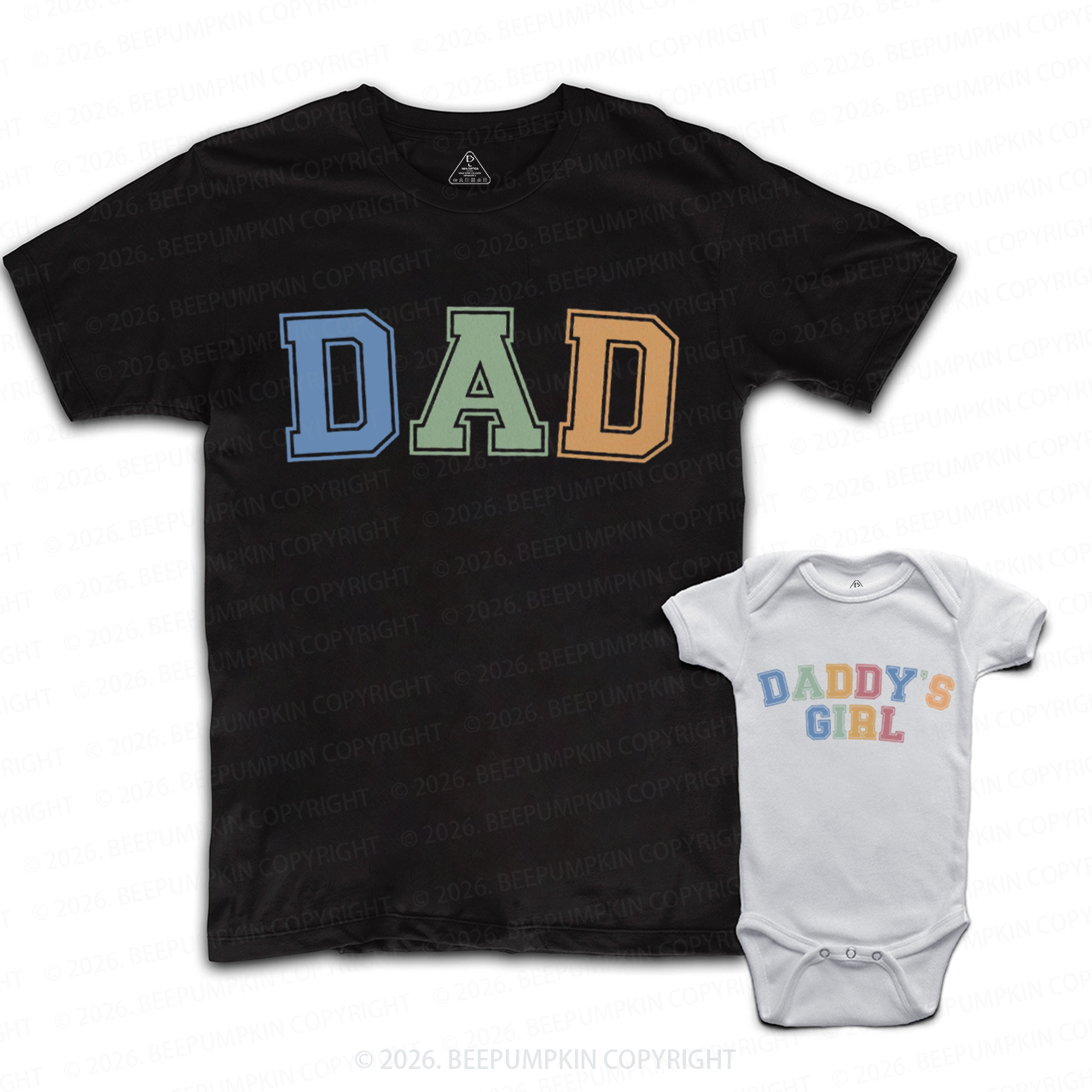  Retro Daddy & Me Father's Day Dad&Me Matching Shirts