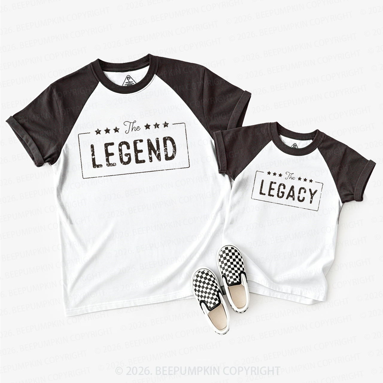 Legend & Legacy Dad&Me Matching Raglan T-shirts