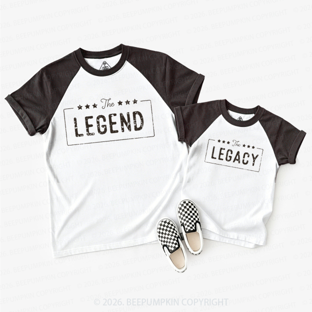 Legend & Legacy Dad&Me Matching Raglan T-shirts