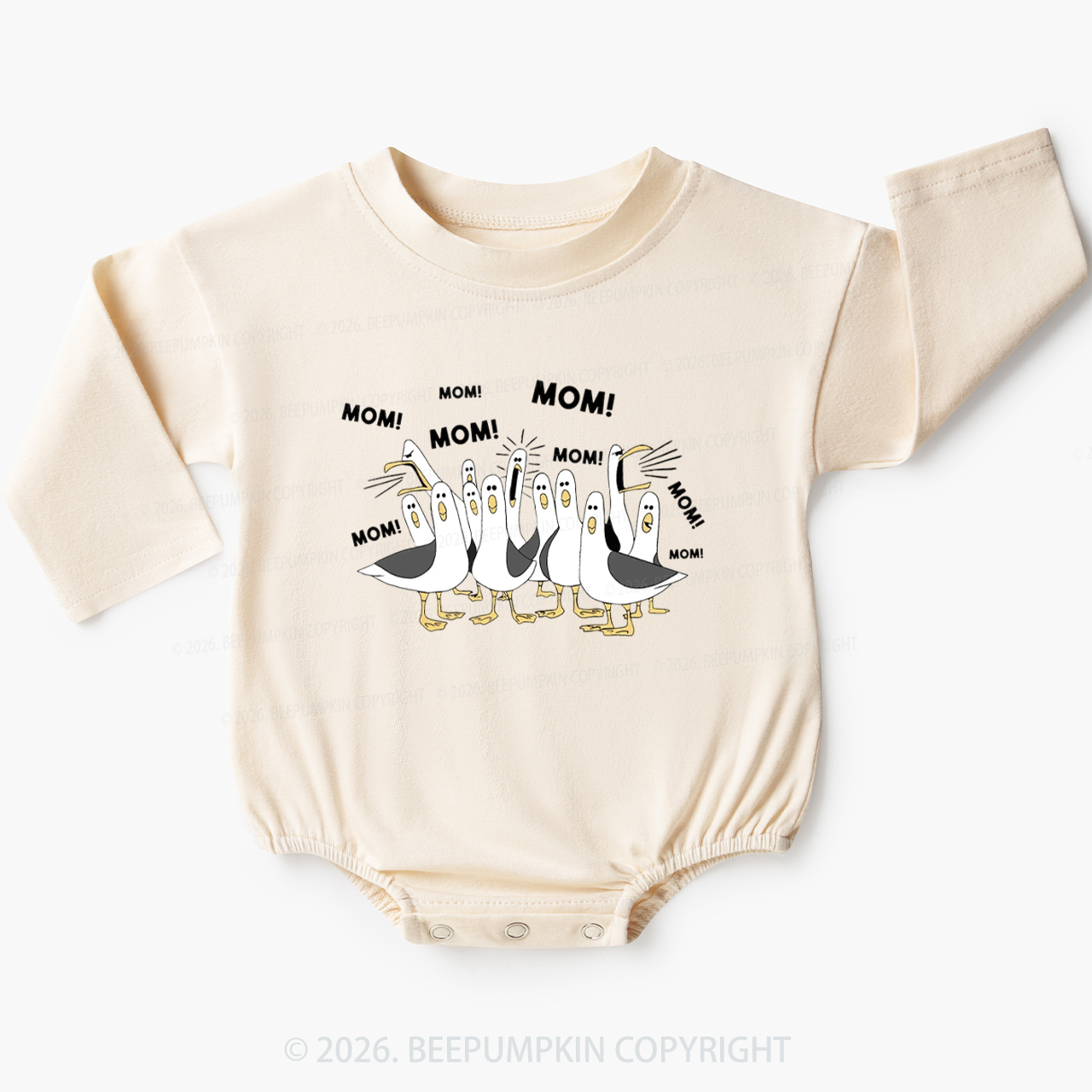 Seagulls Mom Baby Bubble Romper