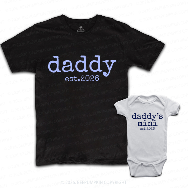 Retro Daddy and Mini Dad&Me Matching Shirts