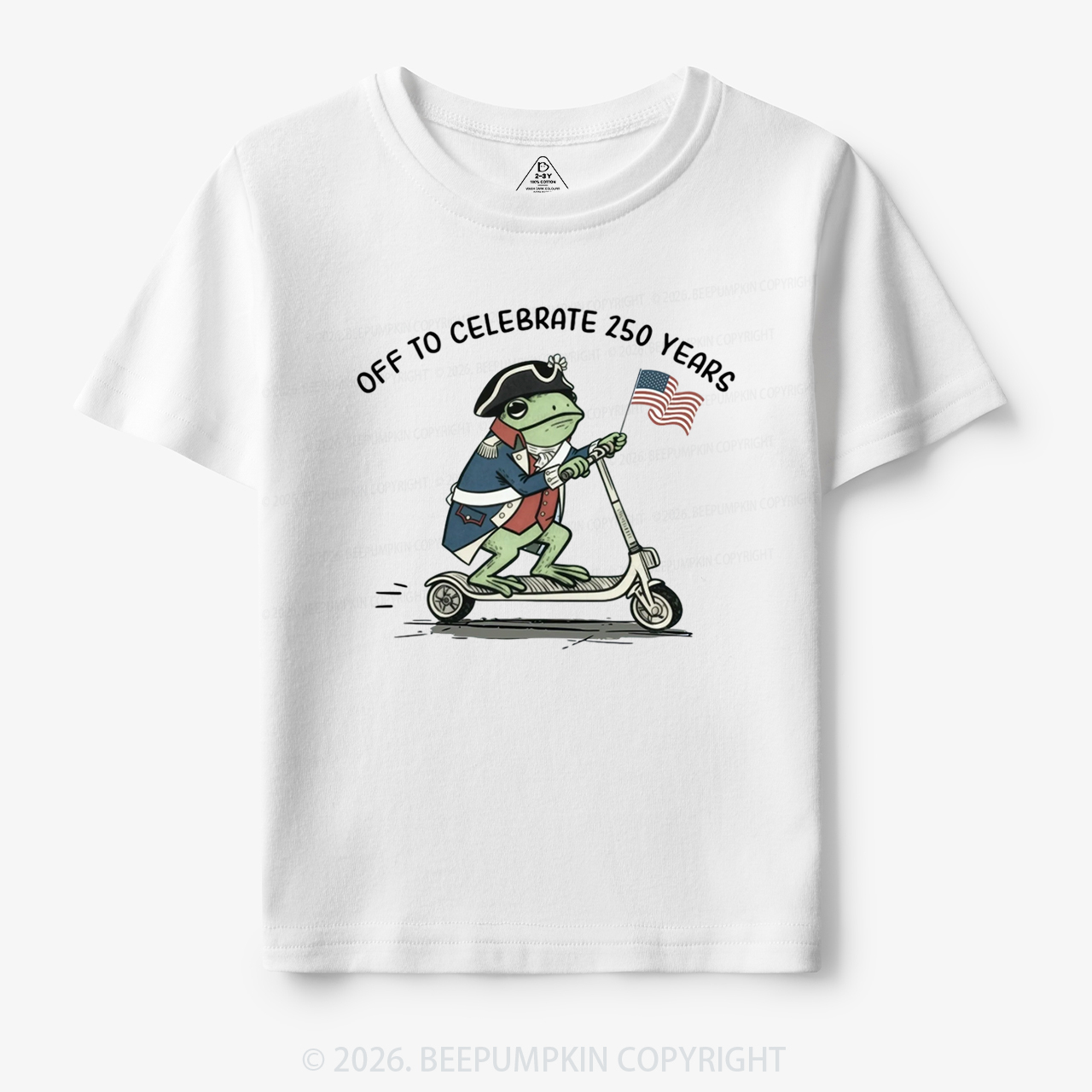 America 250 4th of July Toddler&Kid's Tees