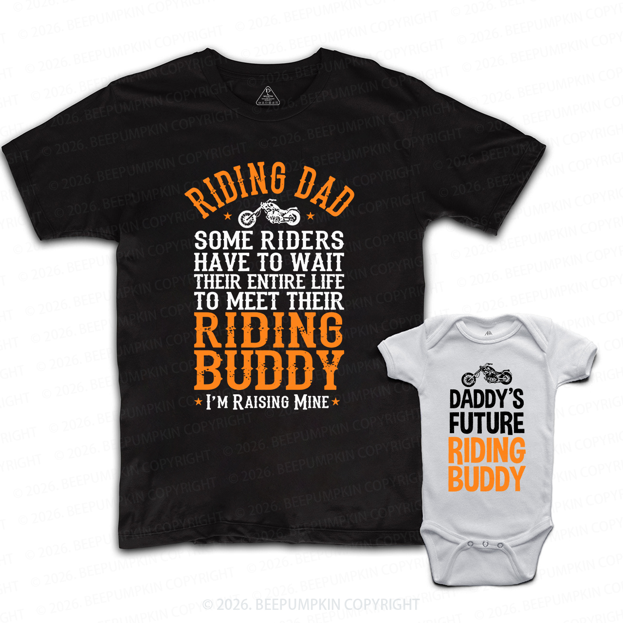 Riding Dad and Future Riding Buddy Dad&Me Matching Shirts