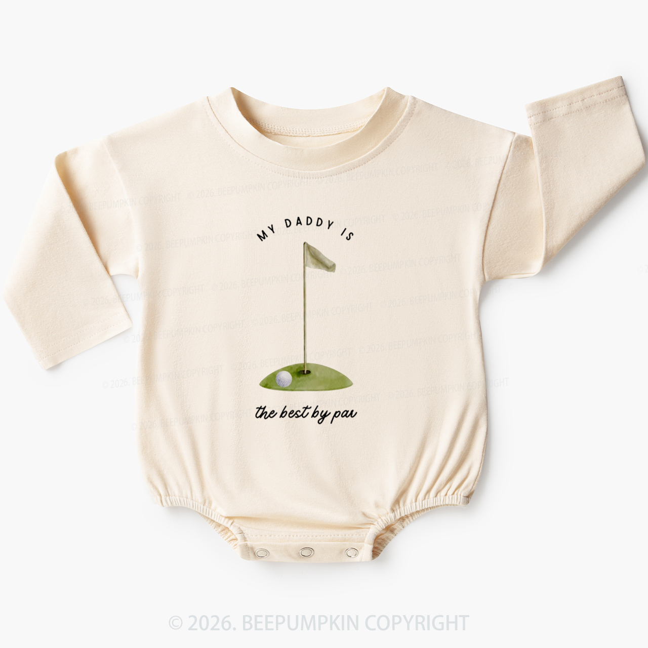 My Daddy Is the Best By Par Baby Bubble Romper