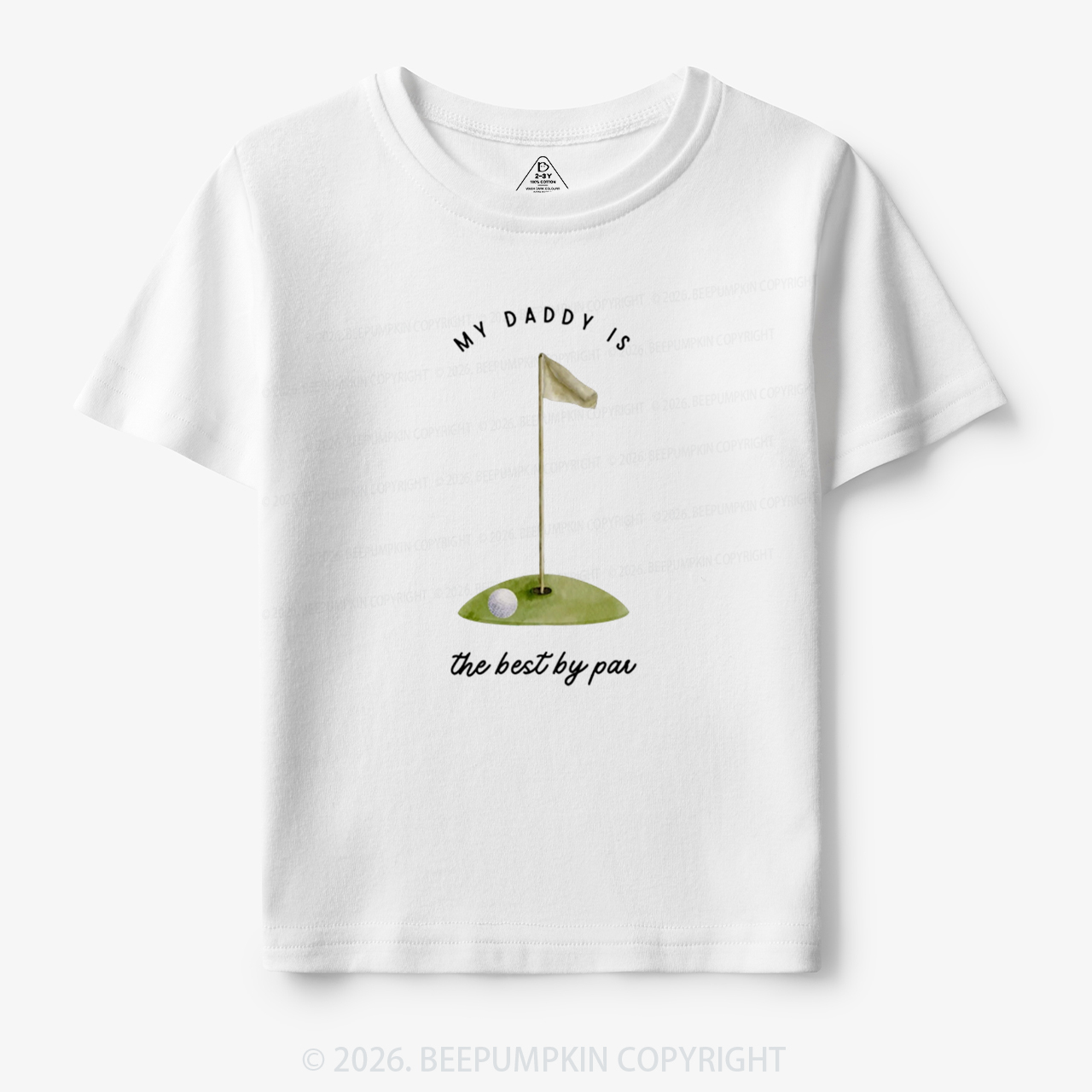 My Daddy Is the Best By Par Toddler&Kid's Tees