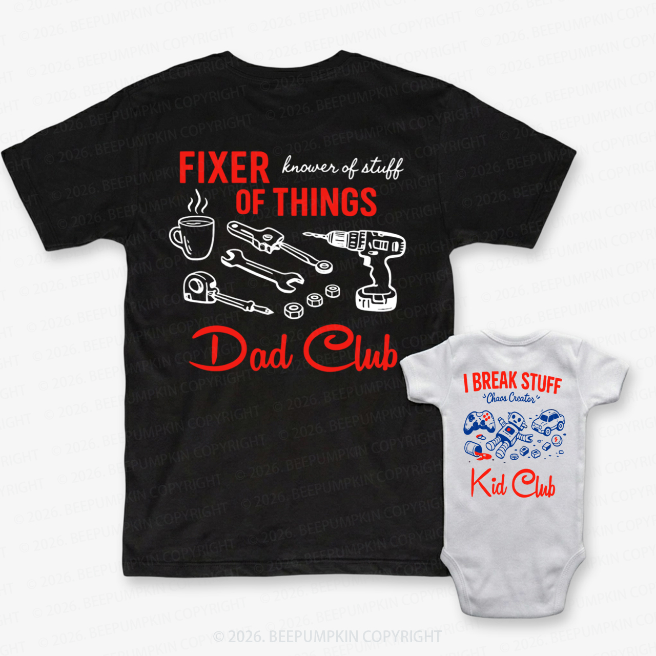 Fixer of Things Dad&Me Matching Shirts