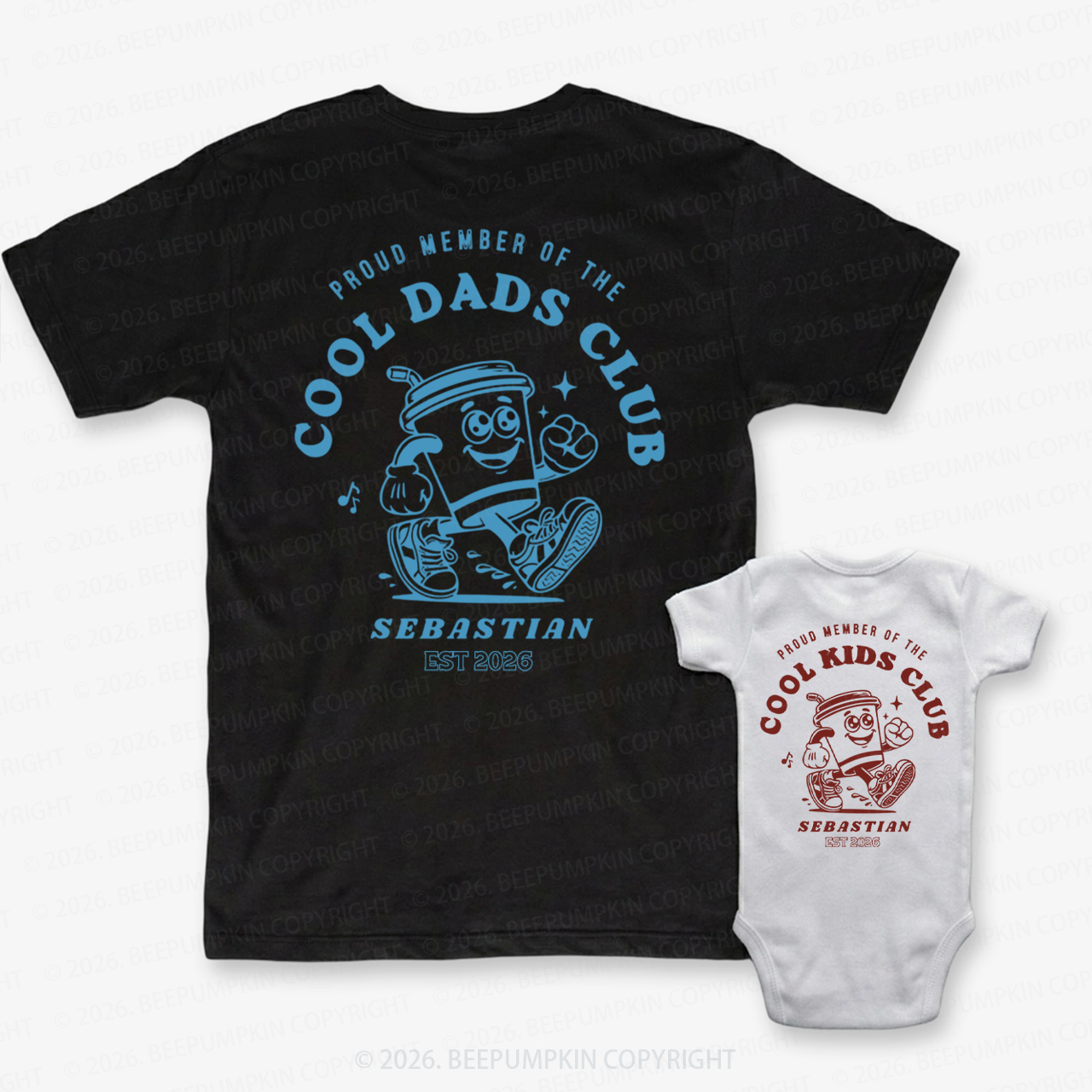 Cool Dads Club Cool Kids Club Dad&Me Matching Shirts