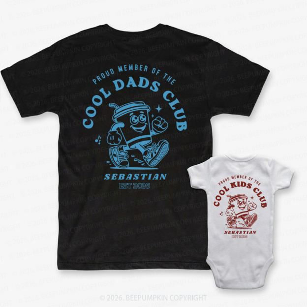 Cool Dads Club Cool Kids Club Dad&Me Matching Shirts