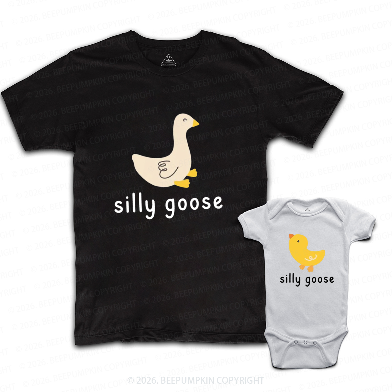 Silly Goose First Fathers Day Dad&Me Matching Shirts