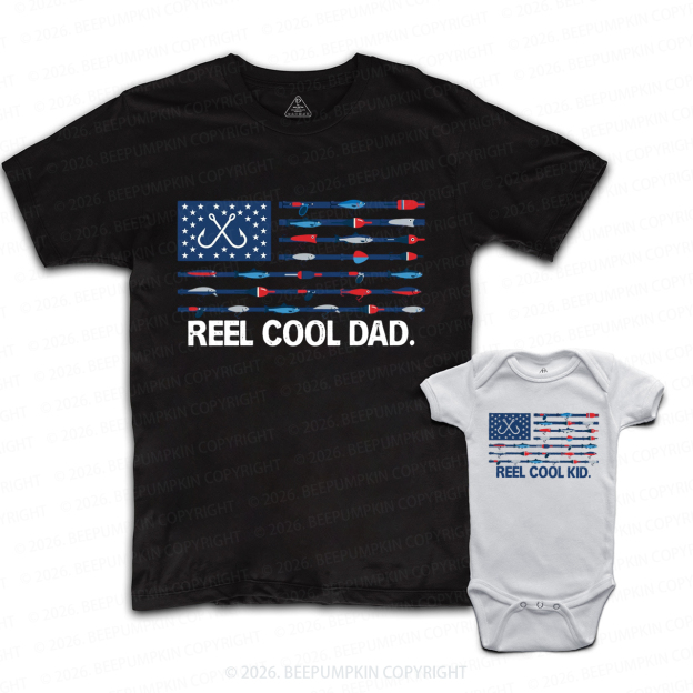Reel Cool Fishing Dad&Me Matching Shirts
