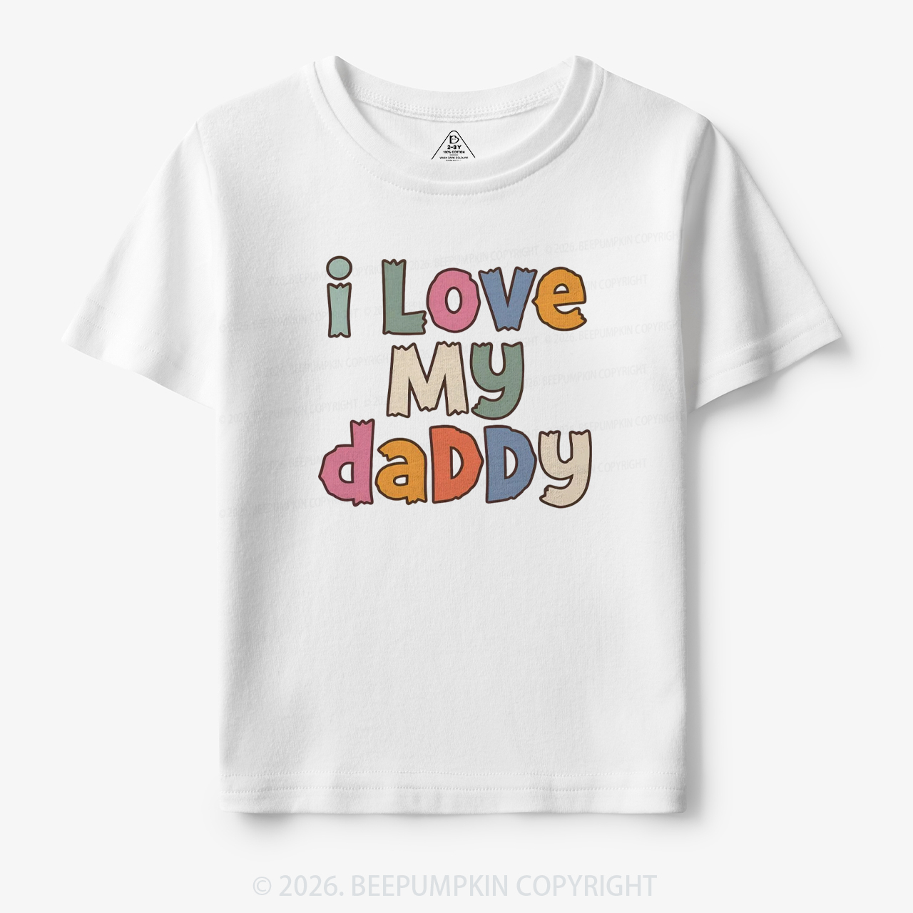 I Love My Daddy Cute Father's Day Toddler&Kid's Tees