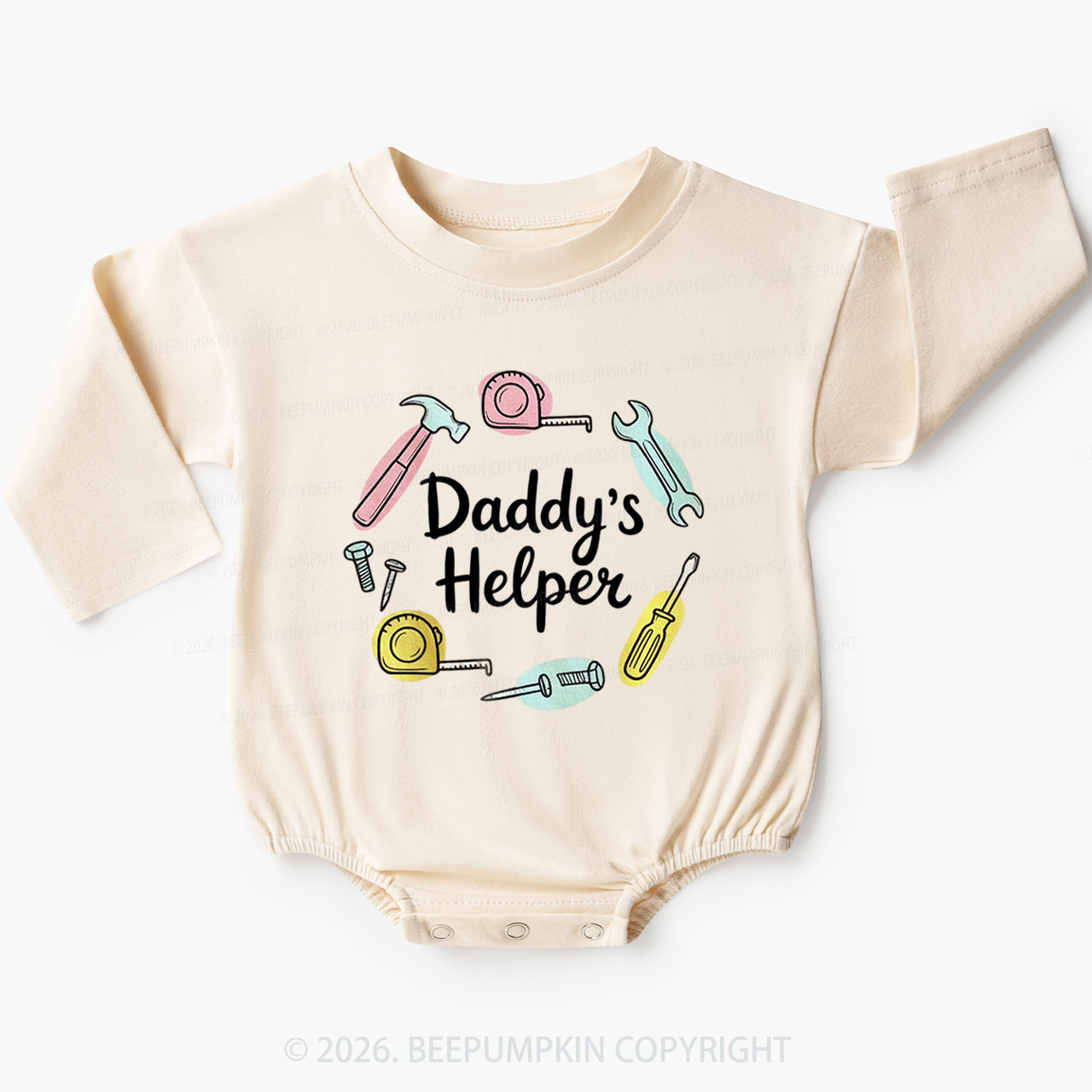 Daddy’s Little Helper Baby Bubble Romper