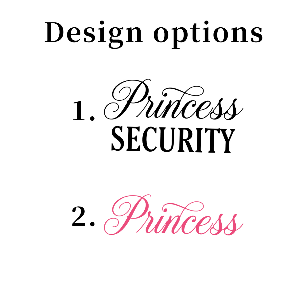 Princess Security and Princess Dad&Me Matching Shirts