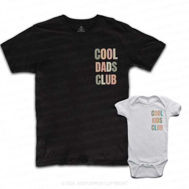 Cool Dads Cool Kids Club Dad&Me Matching Shirts